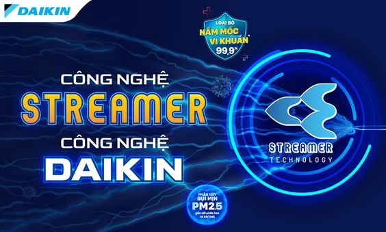 Công nghệ Streamer trên máy lạnh Daikin Inverter 2 HP (18100 BTU) FTKF50XVMV